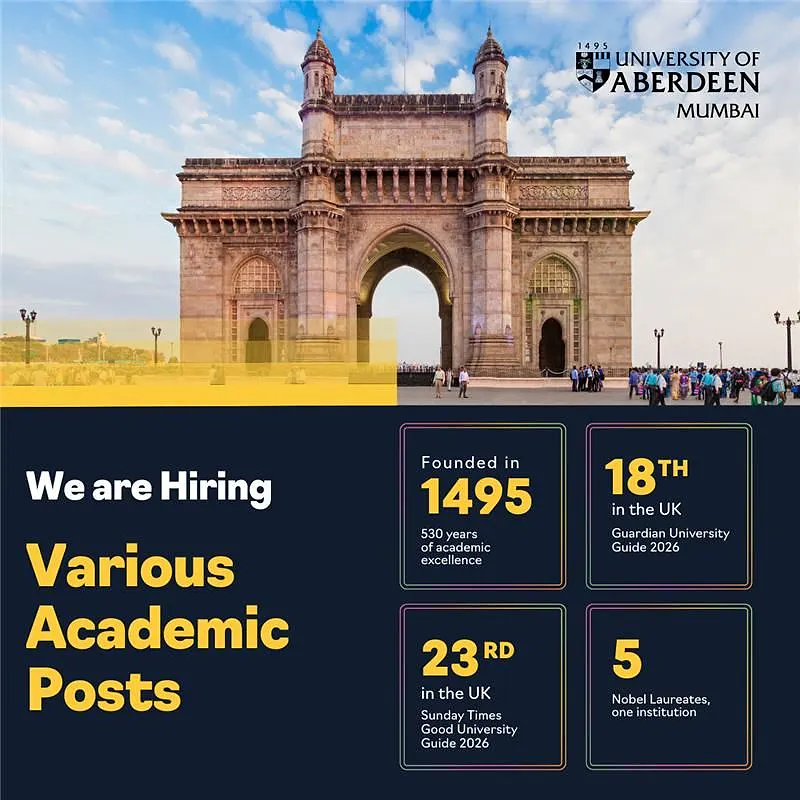 Faculty Recruitment | University of Aberdeen Mumbai