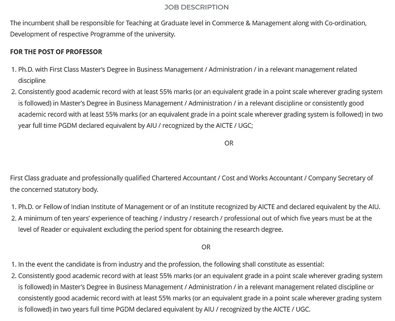 NMIMS University Recruitment 2026: Professor – Commerce & Management