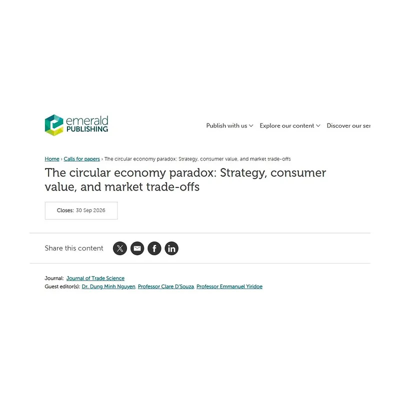 The circular economy paradox: Strategy, consumer value, and market trade-offs