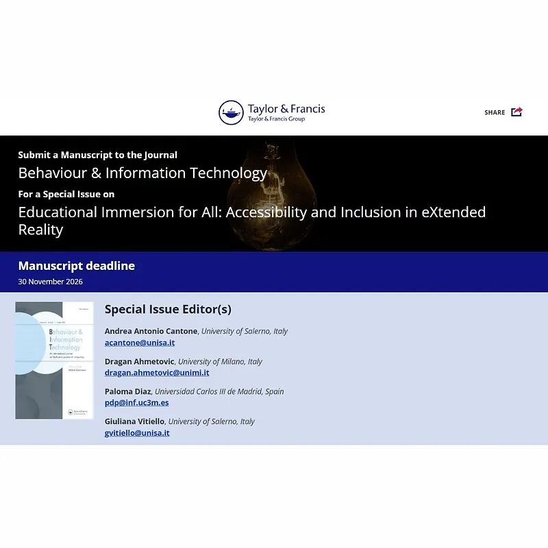 Educational Immersion for All: Accessibility and Inclusion in eXtended Reality