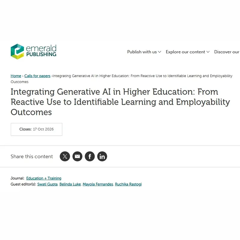 Integrating Generative AI in Higher Education: From Reactive Use to Identifiable Learning and Employability Outcomes