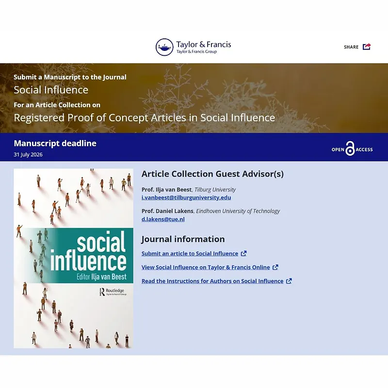 𝗔𝗿𝘁𝗶𝗰𝗹𝗲 𝗖𝗼𝗹𝗹𝗲𝗰𝘁𝗶𝗼𝗻: 𝗥𝗲𝗴𝗶𝘀𝘁𝗲𝗿𝗲𝗱 𝗣𝗿𝗼𝗼𝗳 𝗼𝗳 𝗖𝗼𝗻𝗰𝗲𝗽𝘁 𝗔𝗿𝘁𝗶𝗰𝗹𝗲𝘀 𝗶𝗻 𝗦𝗼𝗰𝗶𝗮𝗹 𝗜𝗻𝗳𝗹𝘂𝗲𝗻𝗰𝗲