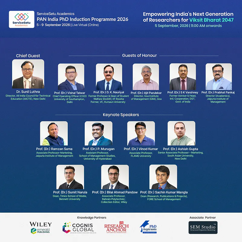 PAN India PhD Induction Programme: 5-9 September, 2026