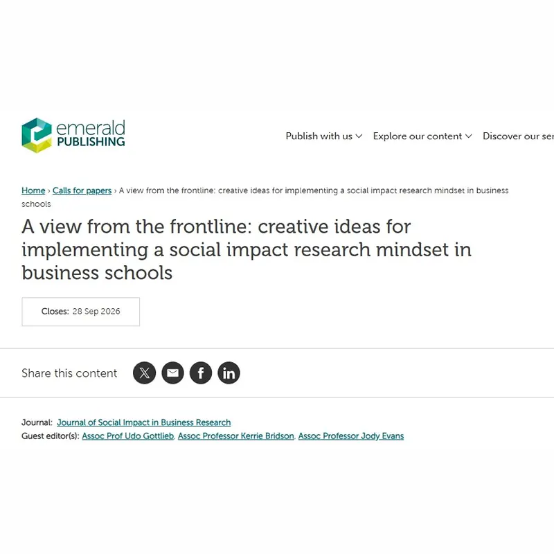 A View from the Frontline: Creative Ideas for Implementing a Social Impact Research Mindset in Business Schools