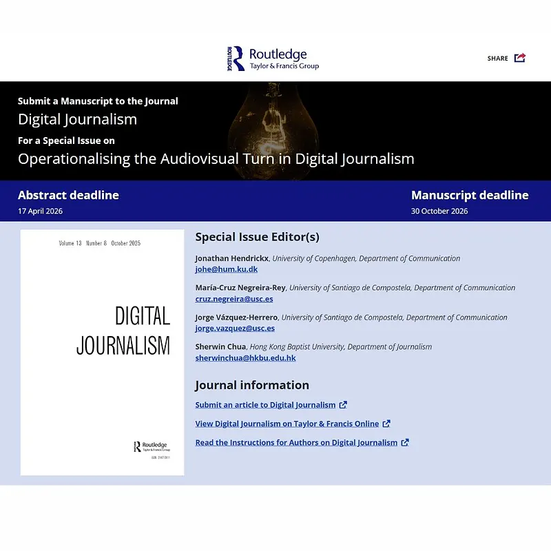 Operationalising the Audiovisual Turn in Digital Journalism