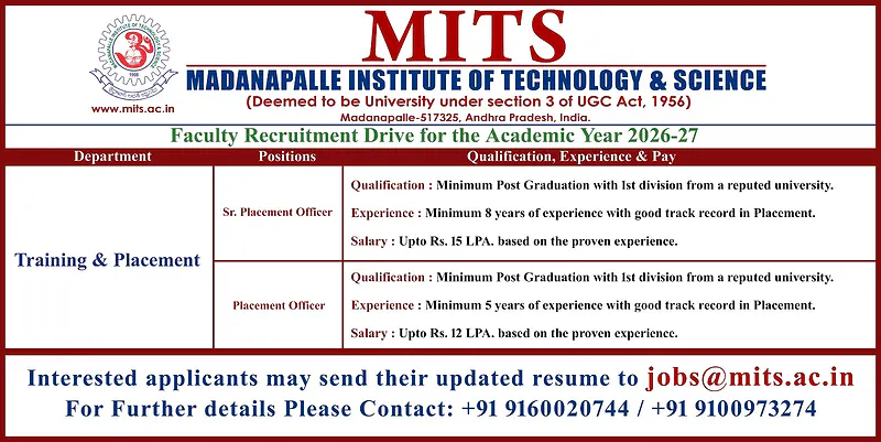 Sr. Placement Officer