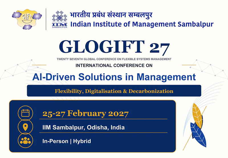 GLOGIFT 2027 at IIM Sambalpur | International Conference on AI-Driven Solutions in Management
