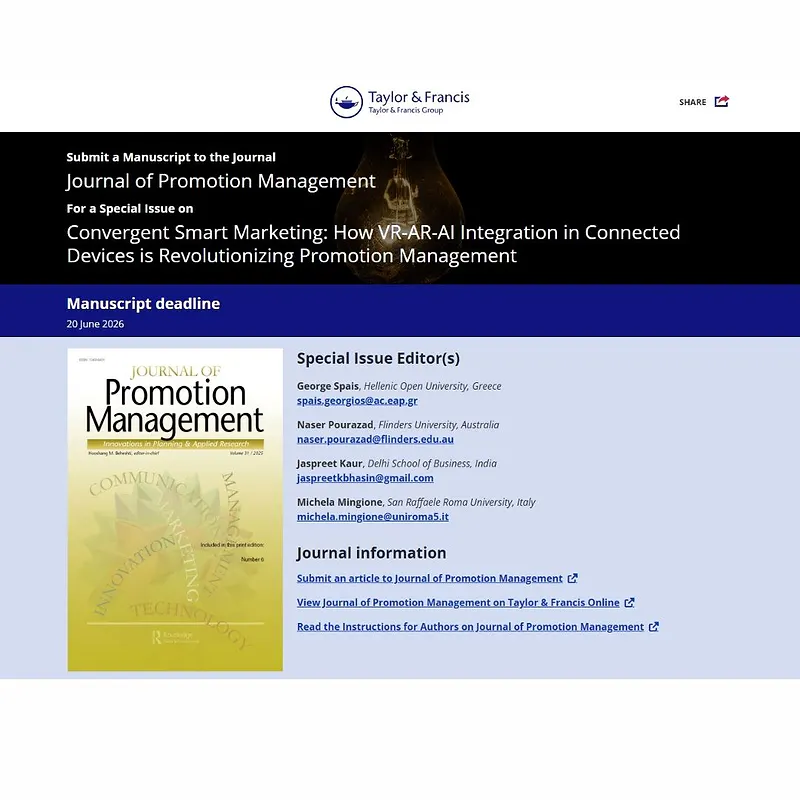 Convergent Smart Marketing: How VR-AR-AI Integration in Connected Devices is Revolutionizing Promotion Management