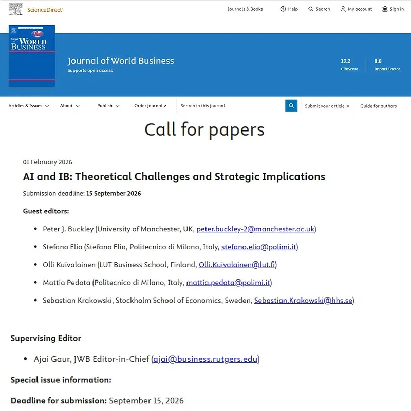  AI and IB: Theoretical Challenges and Strategic Implications