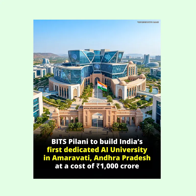 BITS Pilani to Establish India’s First AI+ University in Amaravati