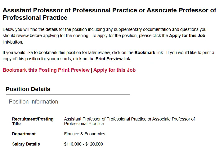 Assistant Professor of Professional Practice or Associate Professor of Professional Practice – Rutgers University