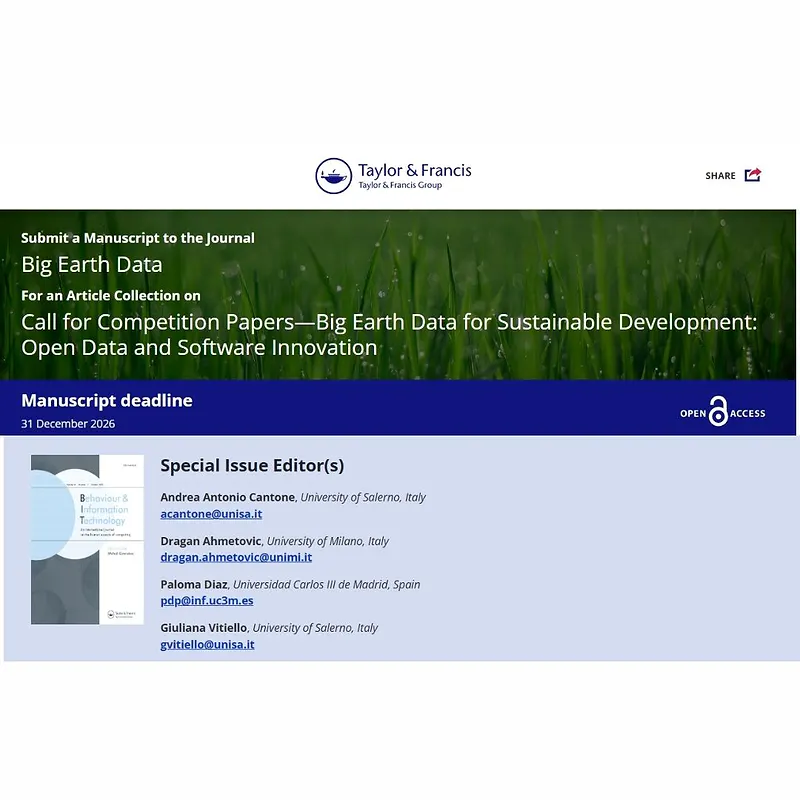 Big Earth Data for Sustainable Development: Open Data and Software Innovation