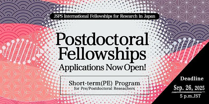 Postdoctoral Fellowships for Research in Japan