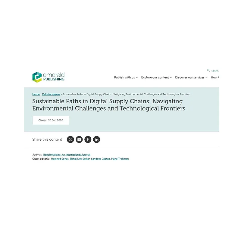 Sustainable Paths in Digital Supply Chains: Navigating Environmental Challenges and Technological Frontiers