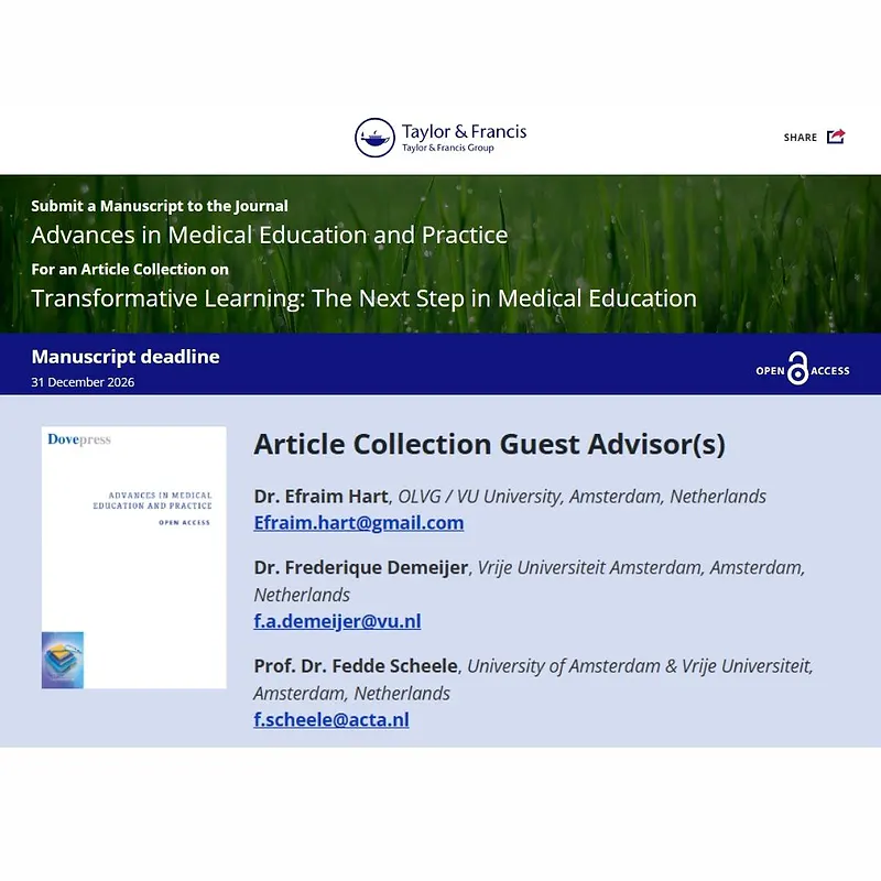 Transformative Learning: The Next Step in Medical Education