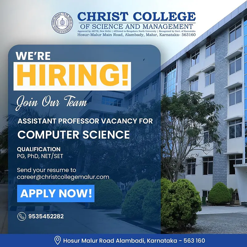 Assistant Professor – Computer Science