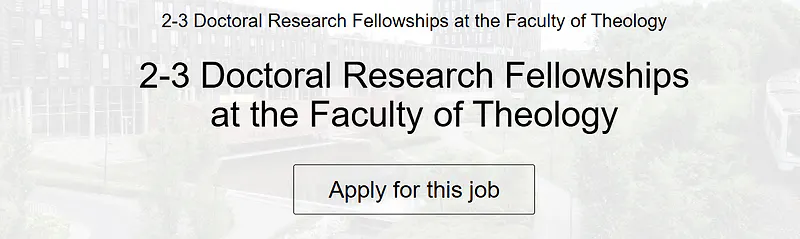 University of Oslo Doctoral Research Fellowships 2026