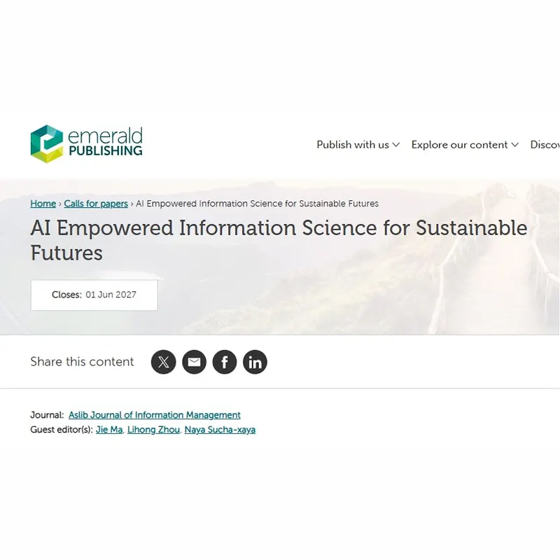 AI Empowered Information Science for Sustainable Futures