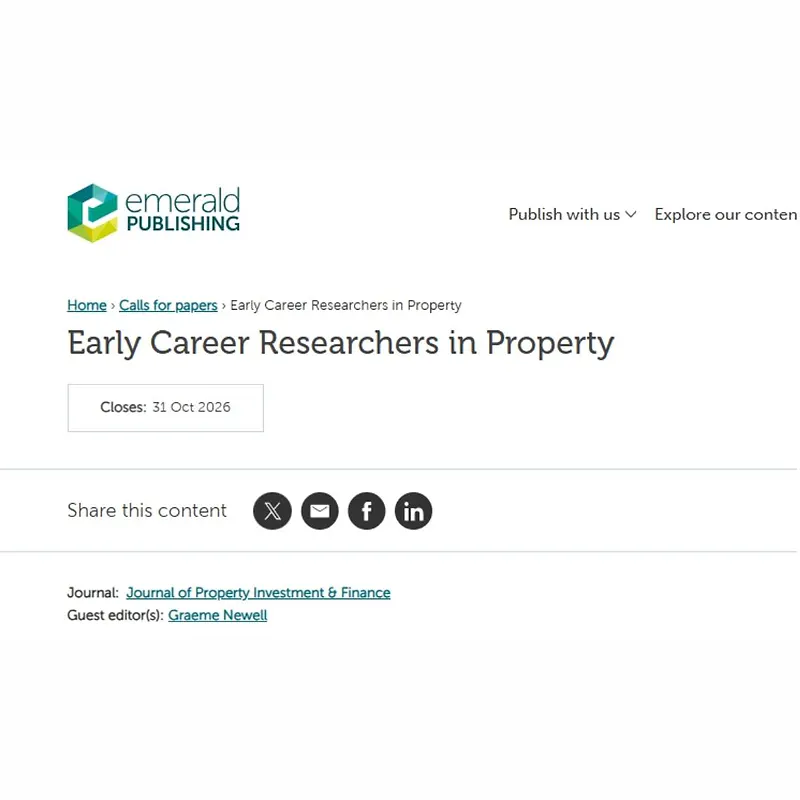 Early Career Researchers in Property
