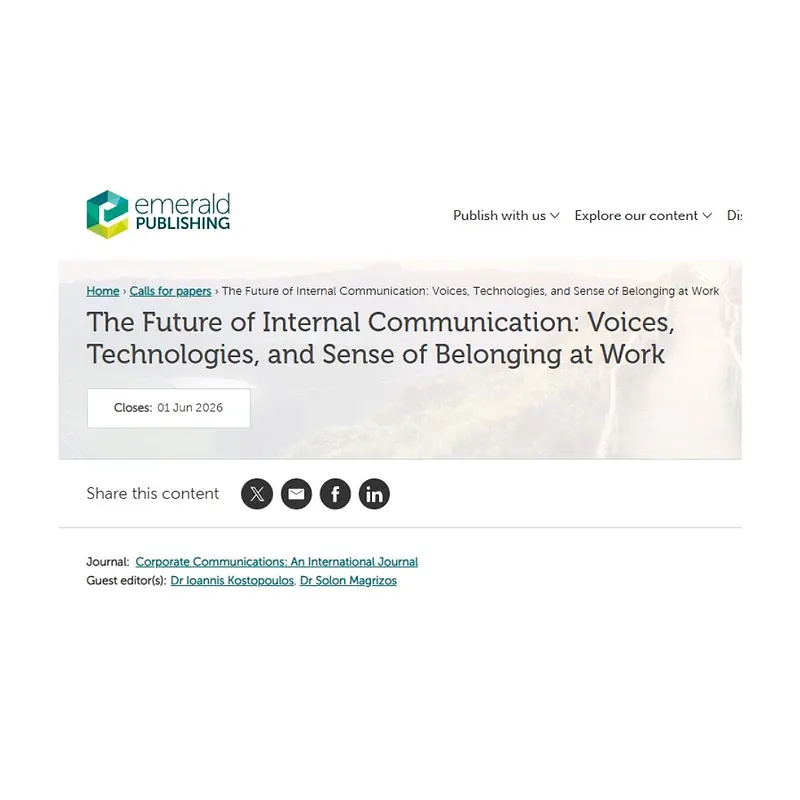 “The Future of Internal Communication: Voices, Technologies, and Sense of Belonging at Work”
