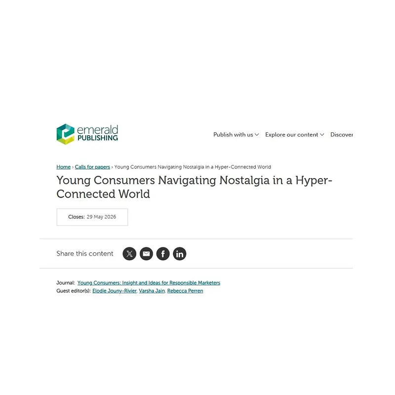 Young Consumers Navigating Nostalgia in a Hyper-Connected World