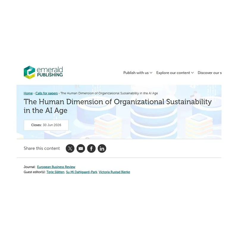 The Human Dimension of Organizational Sustainability in the AI Age