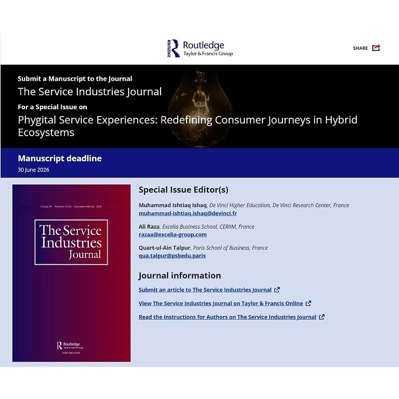 Phygital Service Experiences: Redefining Consumer Journeys in Hybrid Ecosystems